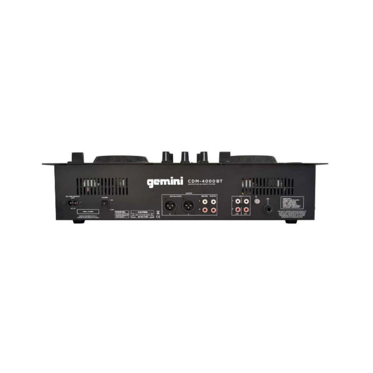 Gemini CDM-4000BT CD/Mixer Combo with Bluetooth Input