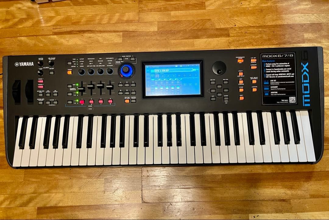 Yamaha MODX6 61-Key Synthesizer Music Production Workstation Keyboard From Japan
