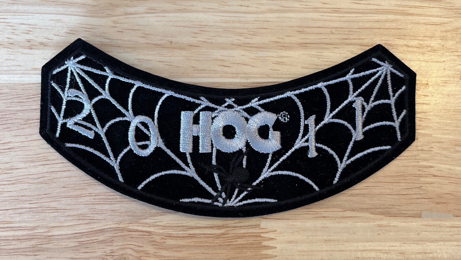 HOG 2011 Rocker Harley Davidson Vintage Patch Unsewn Pre-owned