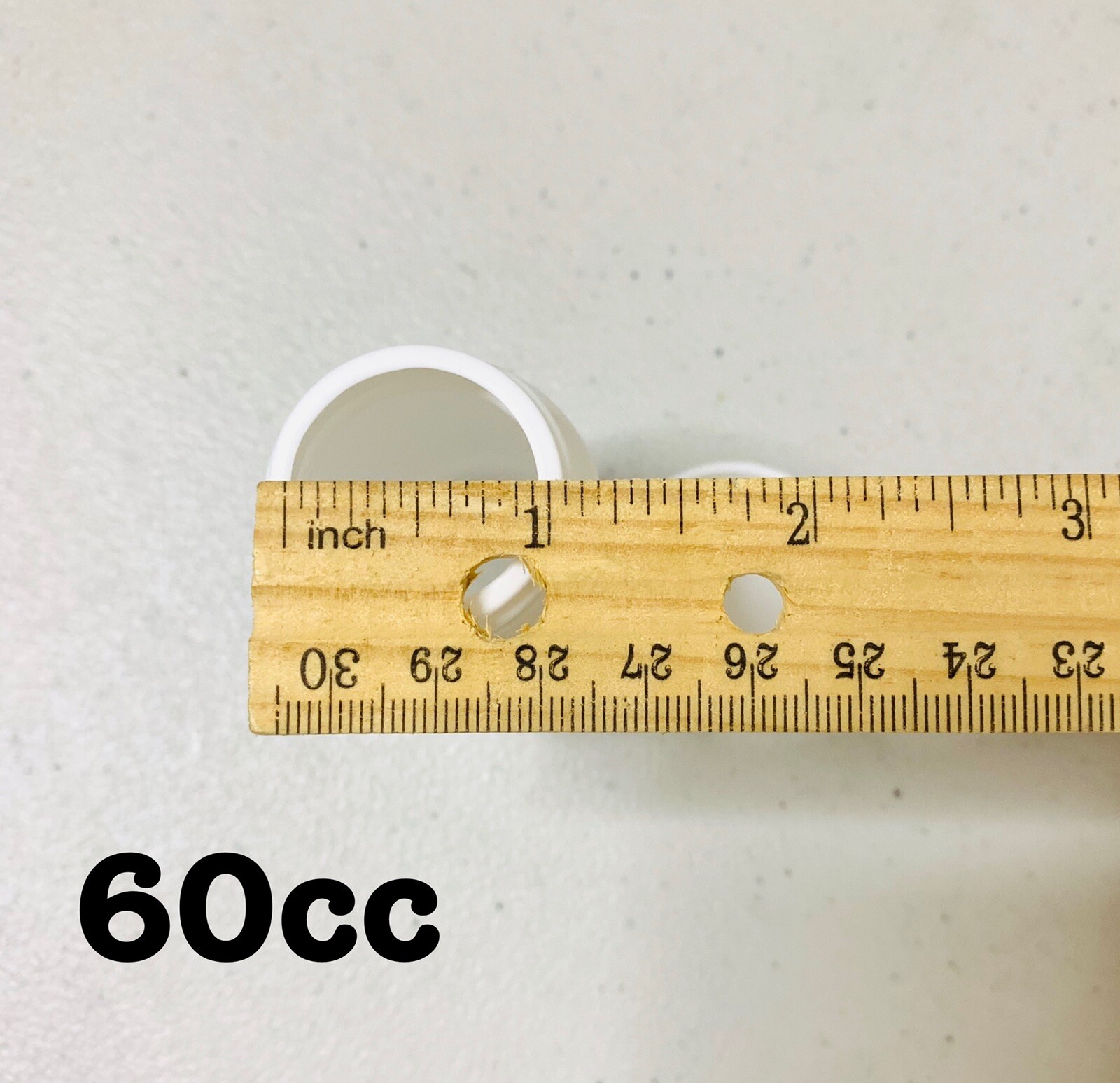 WHOLESALE 60x Empty White Pill Bottles Tablet Capsule Container/Jar/60ML/cc Seal
