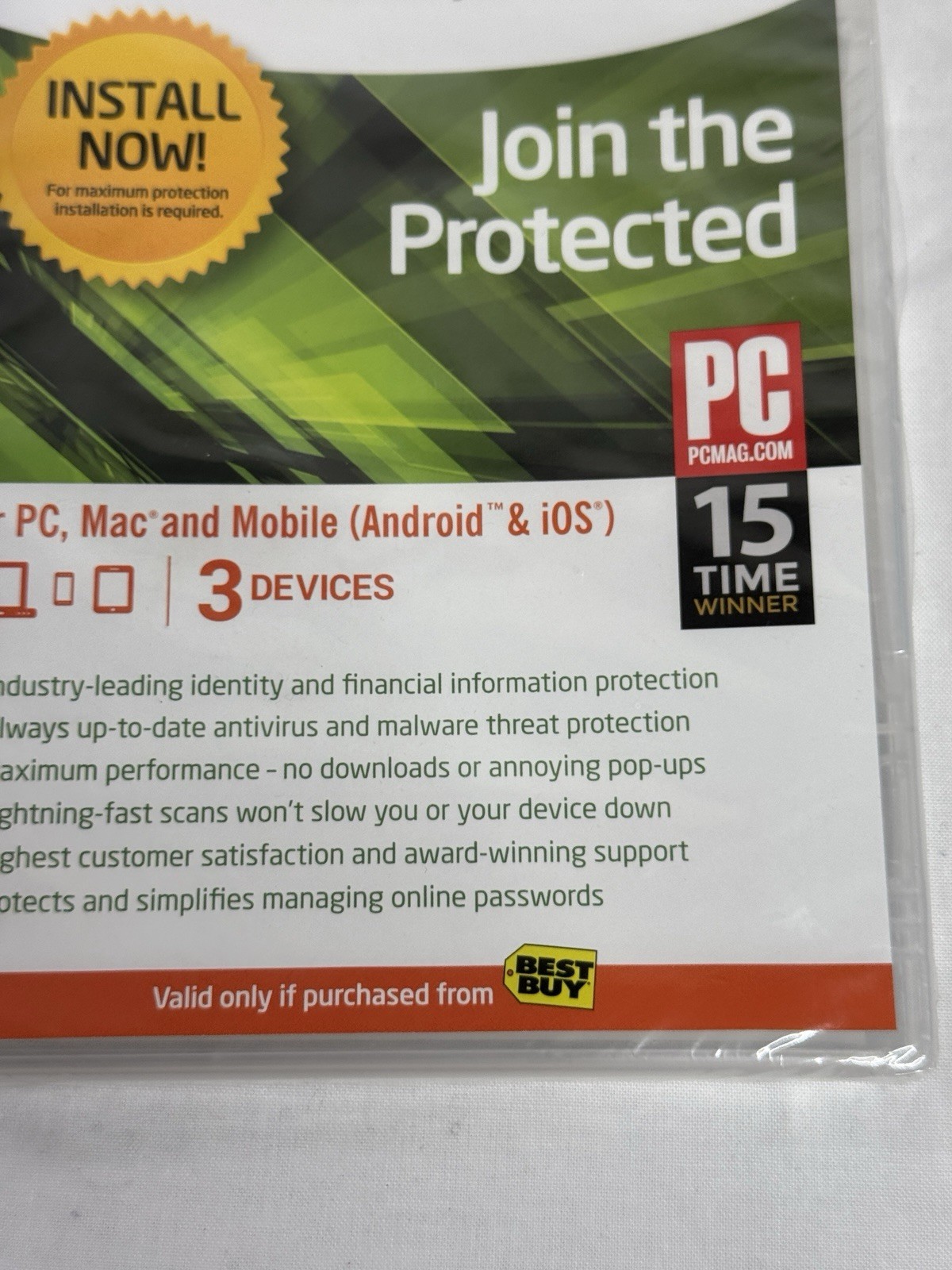 Webroot SecureAnywhere Internet Security 3 Devices PC/Mac/Android/iOS