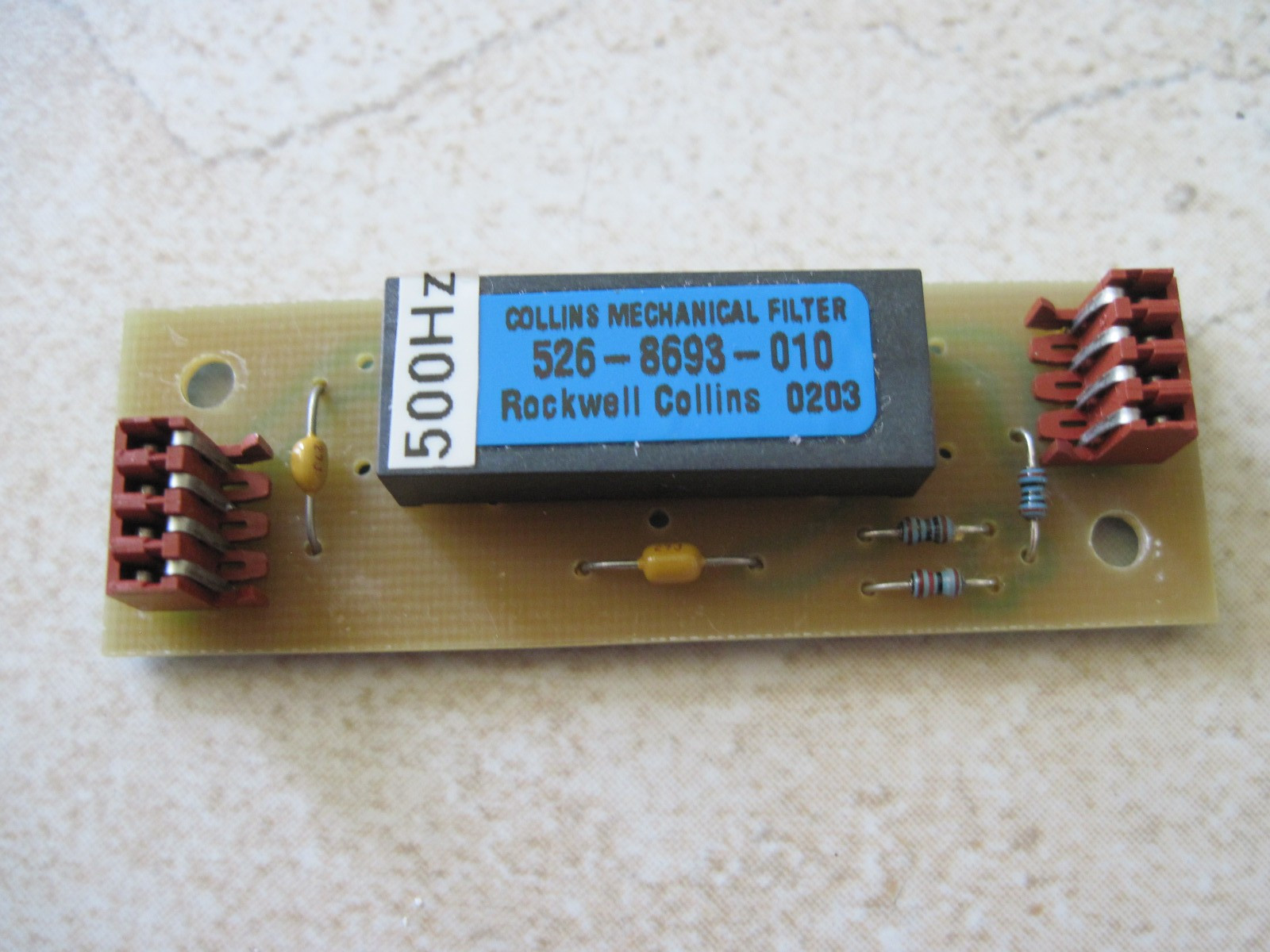 Inrad 705-C 500hz CW plug in filter (455Khz center) 526-8693-010 Excellent shape