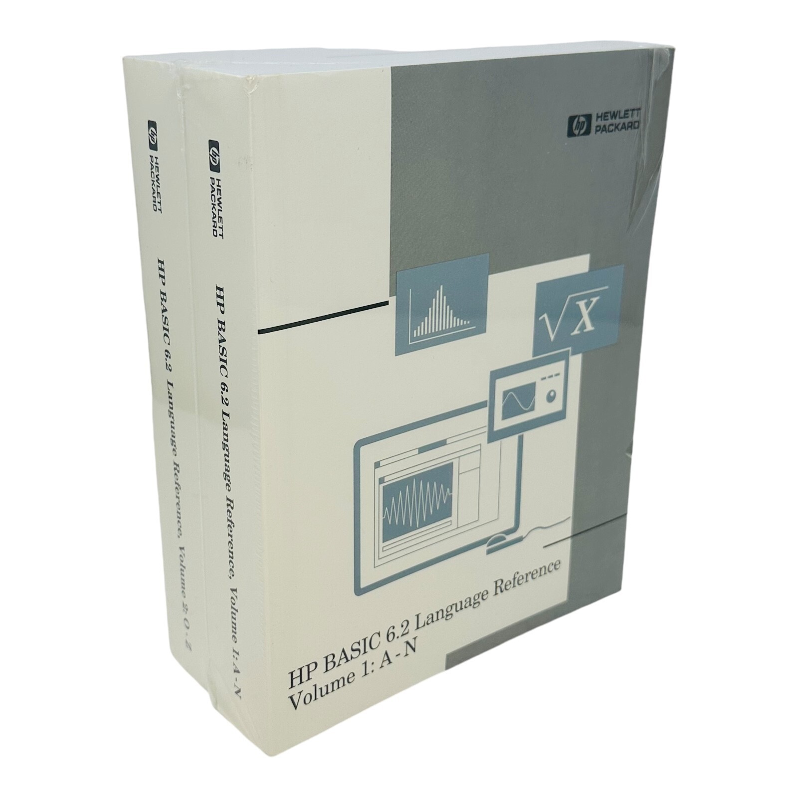 HP BASIC 6.2 LANGUAGE REFERENCE VOL 1 & 2 NEW/NOS 98616-90004