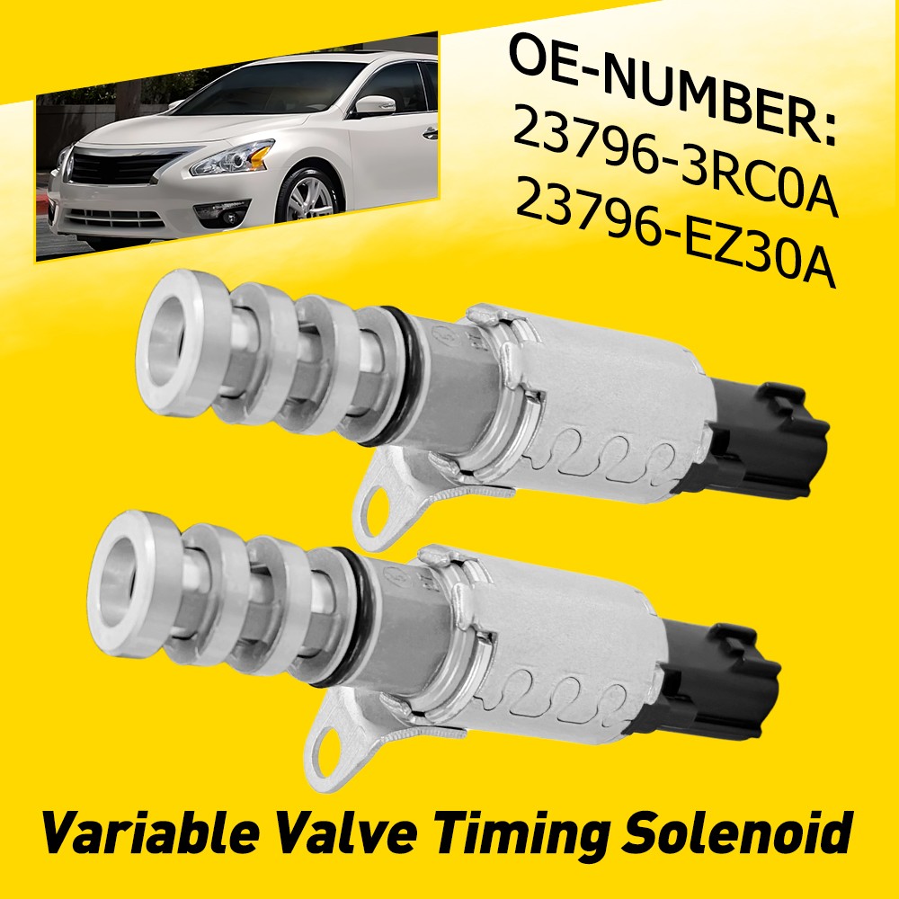 2x Variable Valve Timing Solenoid VVT 23796-3RC0A for Nissan Maxima 16-21 Rogue