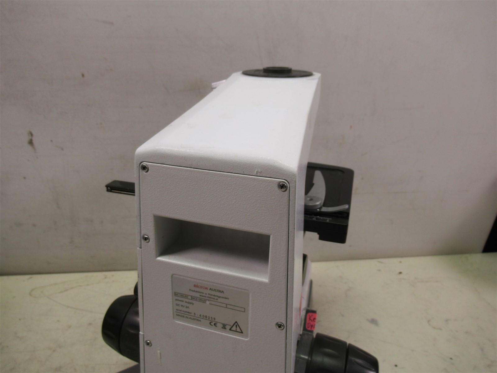 Micros MC100LED Laboratory Microscope Base Unit with Mechanical Stage XY Axis