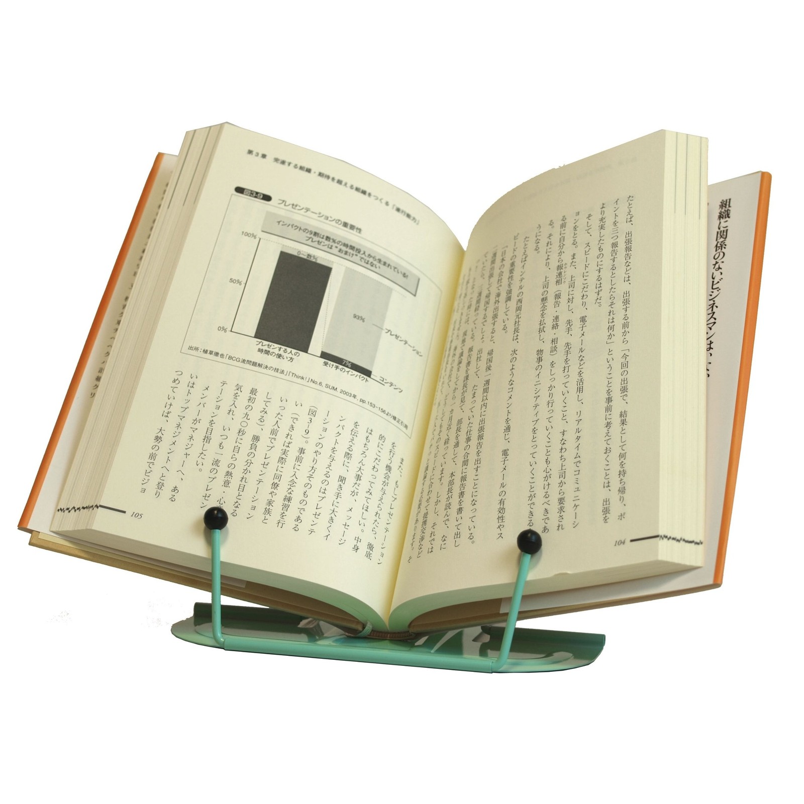 Metal Bookrest Mint [DB016] Menta