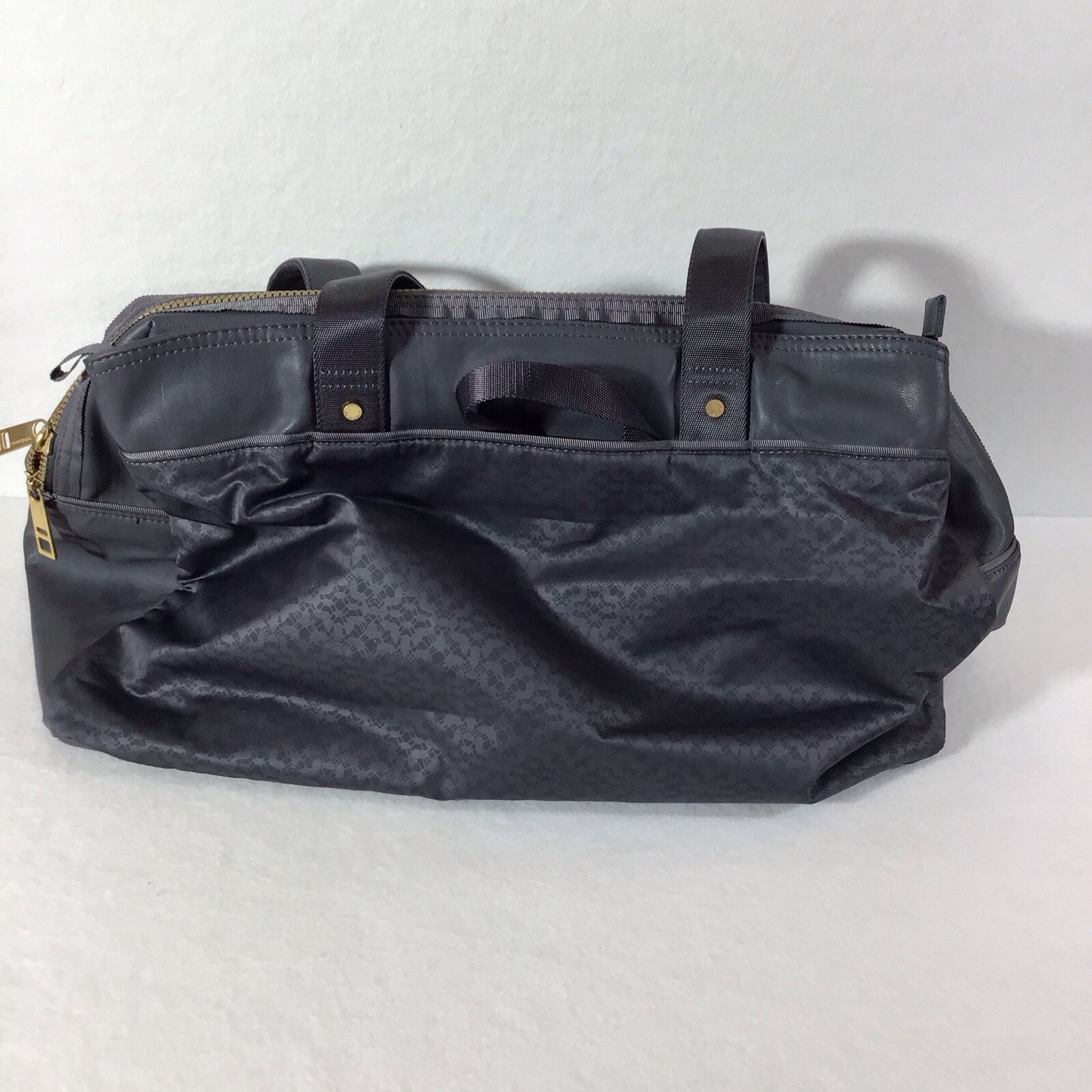 Lululemon Large Gym Yoga Workout Bag Laptop Steel Gray The Best Is Yet To Come