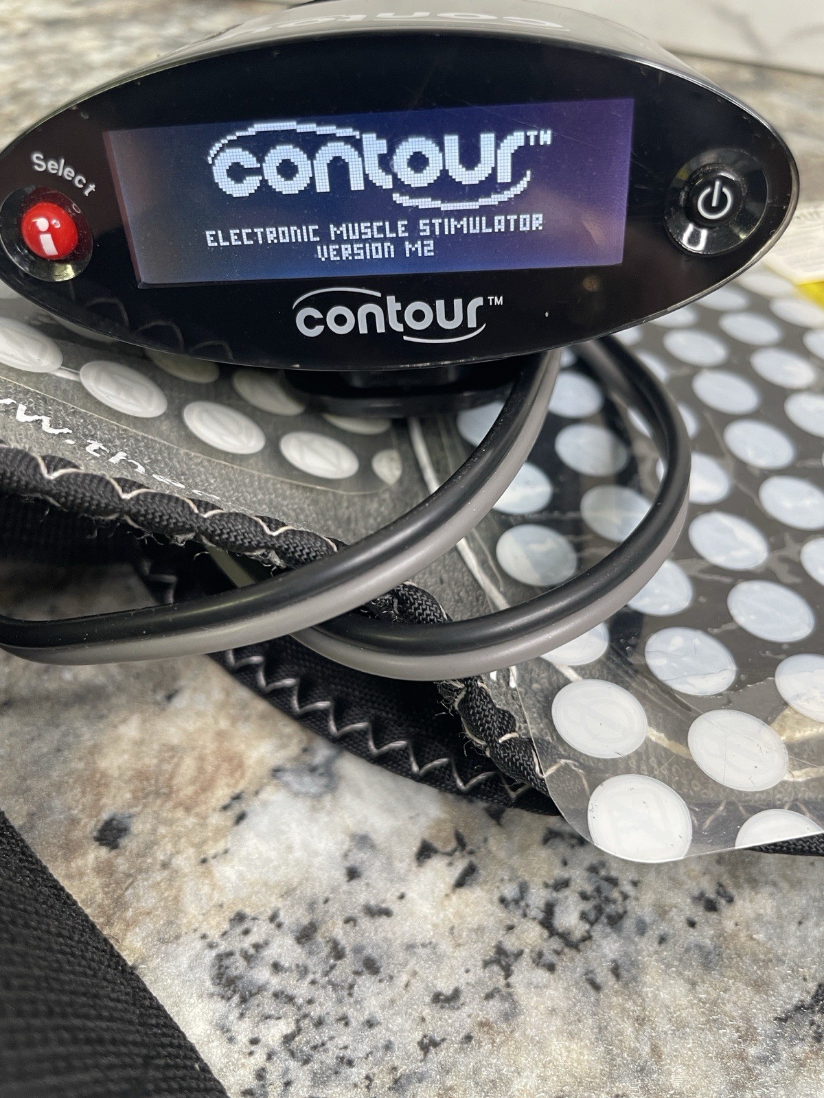 Contour ABS Belt Electronic Muscle Stimulator Core Sculpt System Controller Pad