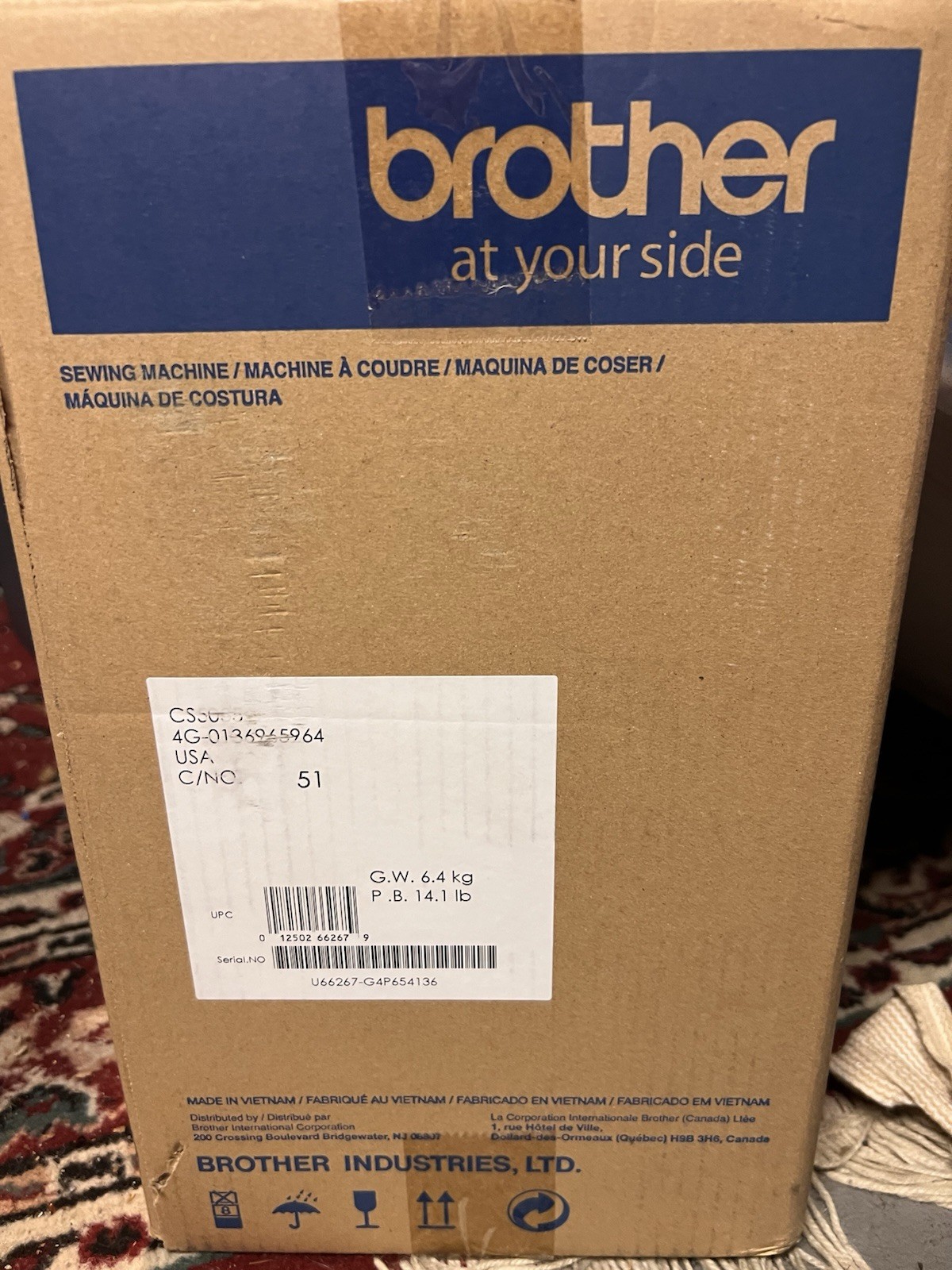 Brother CS5055 Computerized Sewing Machine 60 Built-in Stitches Brand New Sealed