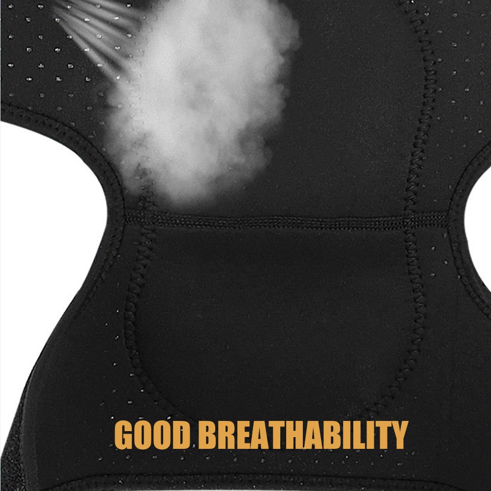 Breathable Black Elbow Support Sleeve with Sweat Absorption for Active Use