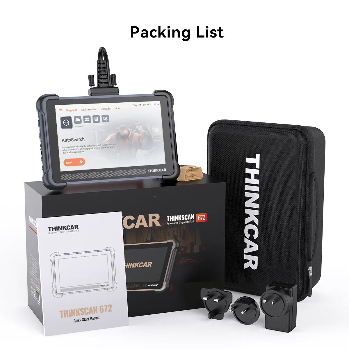 ThinkScan 672 Lifetime FREE Update Scanner All System Diagnostic Bidirectional