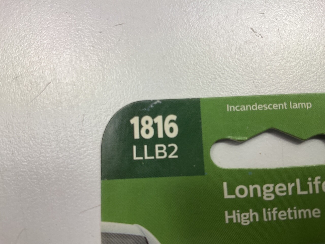 Philips 1816LLB2 LongerLife Instrument Panel Lamp Light Bulb 1816 - 2 PACK