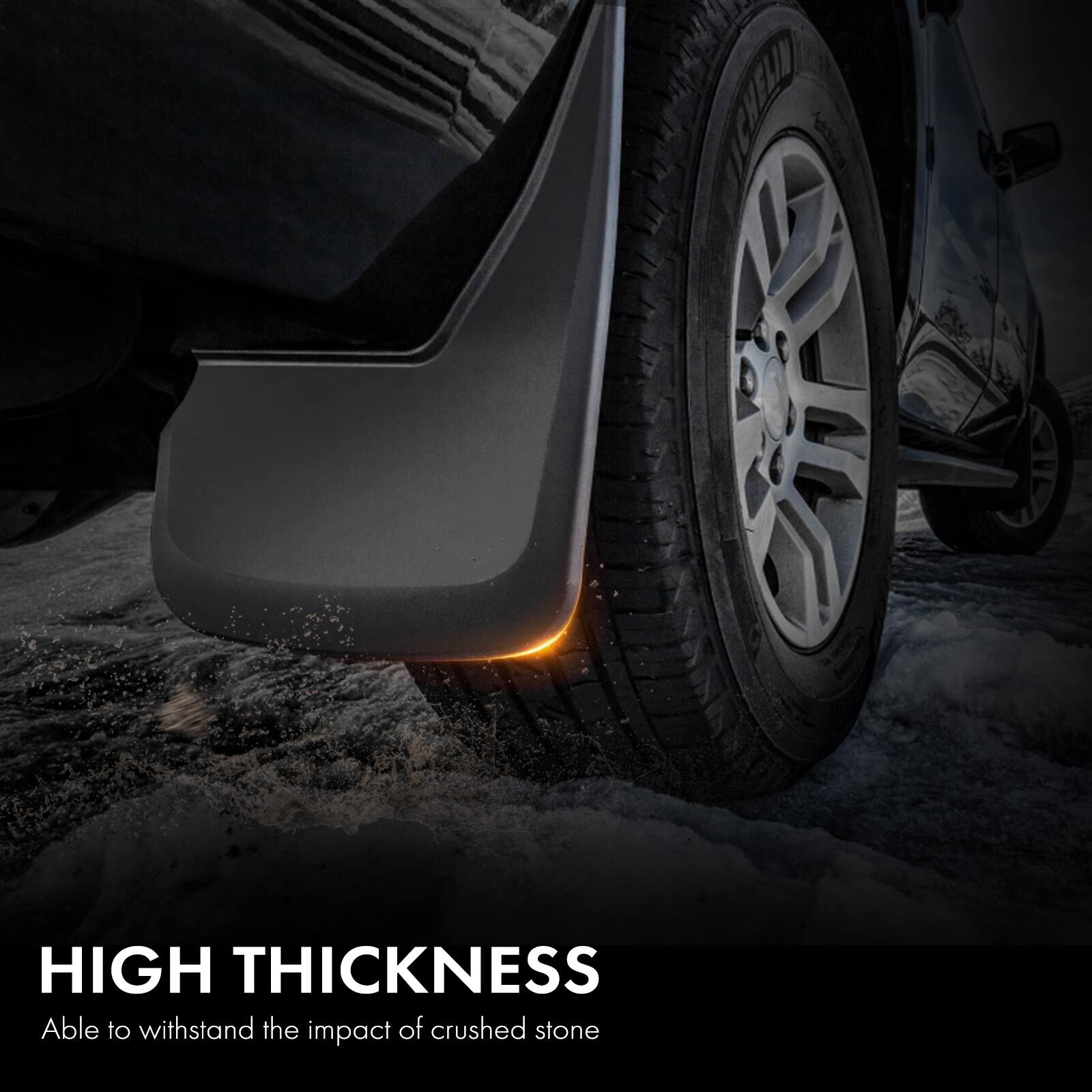 4pcs Front & Rear Mud Flaps Splash Guards Mudguards For 14-18 Subaru Forester