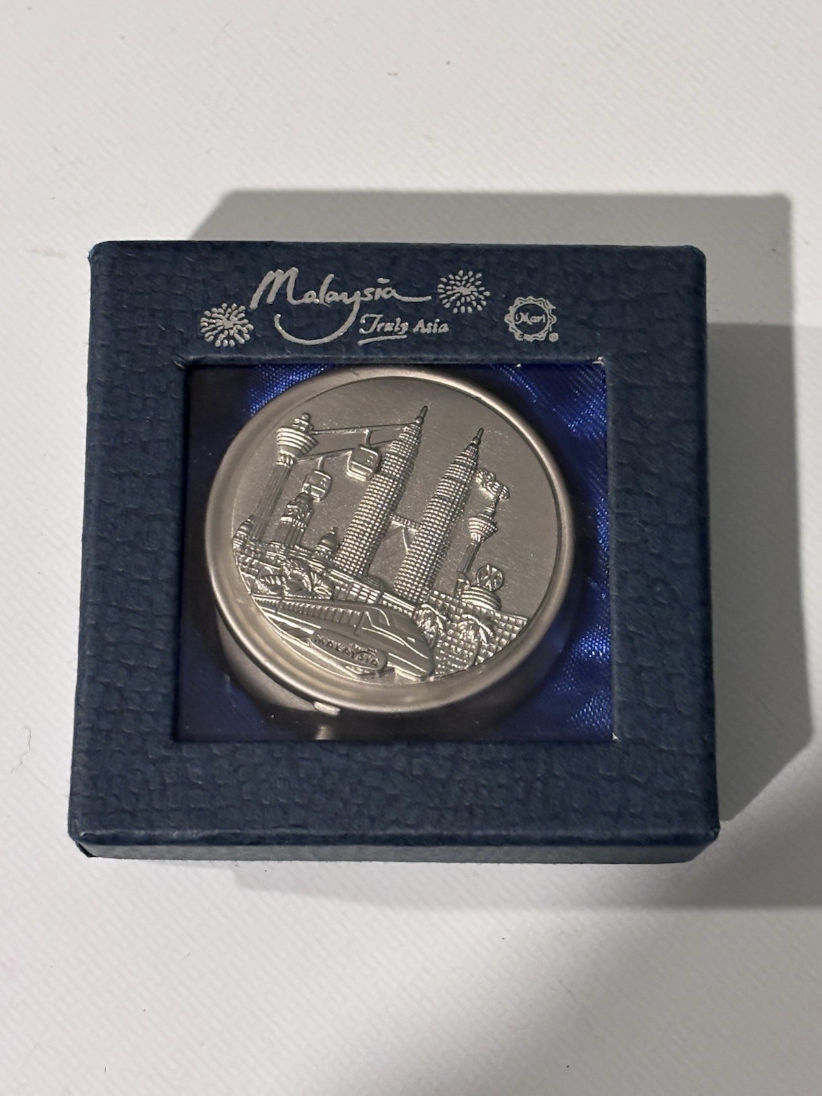 Malaysia Truly Asia Fancy Pill Box Travel Medication Holder Souvenir Gift NIB