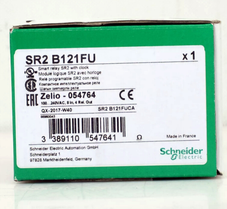 1PCS New In Box Schneider SR2B121FU Logic Relay  Fast Shipping