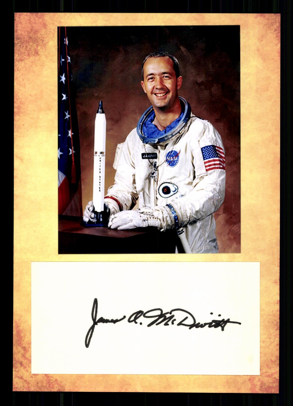 James Mc Divitt American Astronaut Apollo 9 Original Signed # G 44023