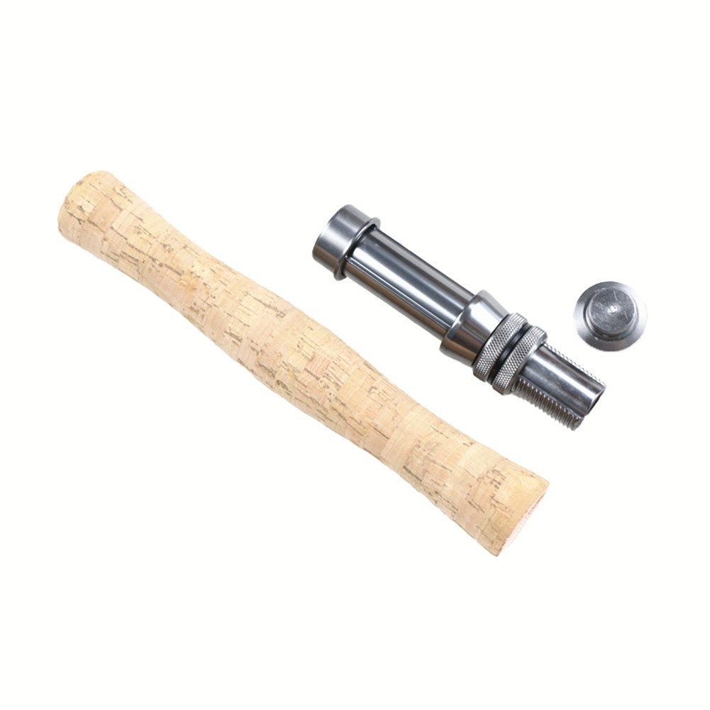 Cork Fishing Rod Handle Grip with Reel Seat for DIY Building and Repair