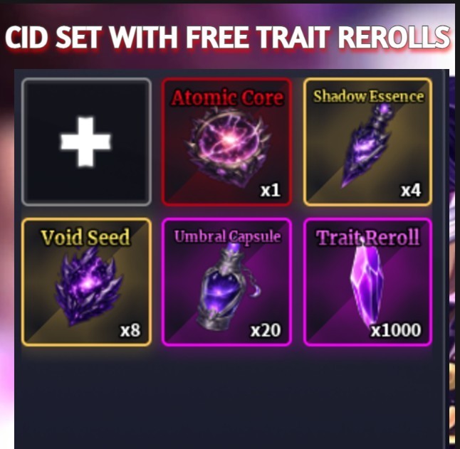 SHADOW SET WITH FREE TRAIT REROLL | SAILOR PIECE