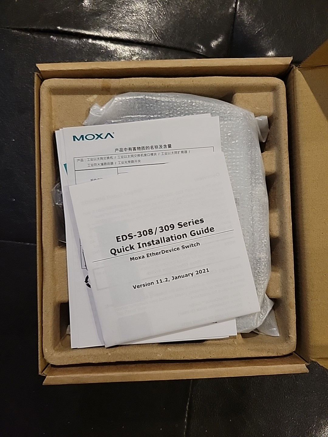 NEW IN BOX MOXA EDS-308-MM-ST V3.1 Industrial Ethernet Switch Fast FREE Shipping