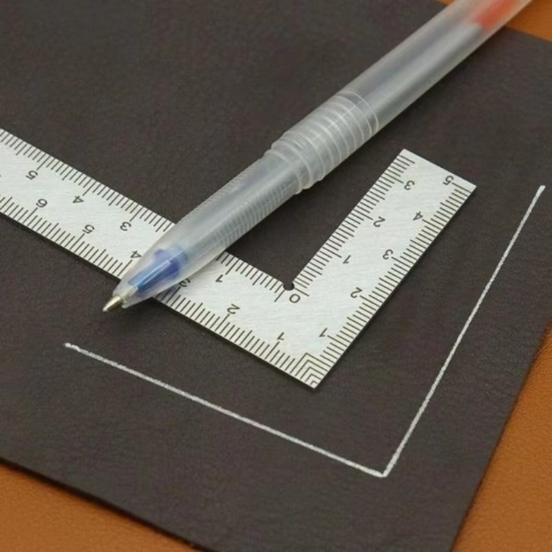 Stainless Steel L Shape Square Ruler Small Measuring Layout Tool 2X4 Inch