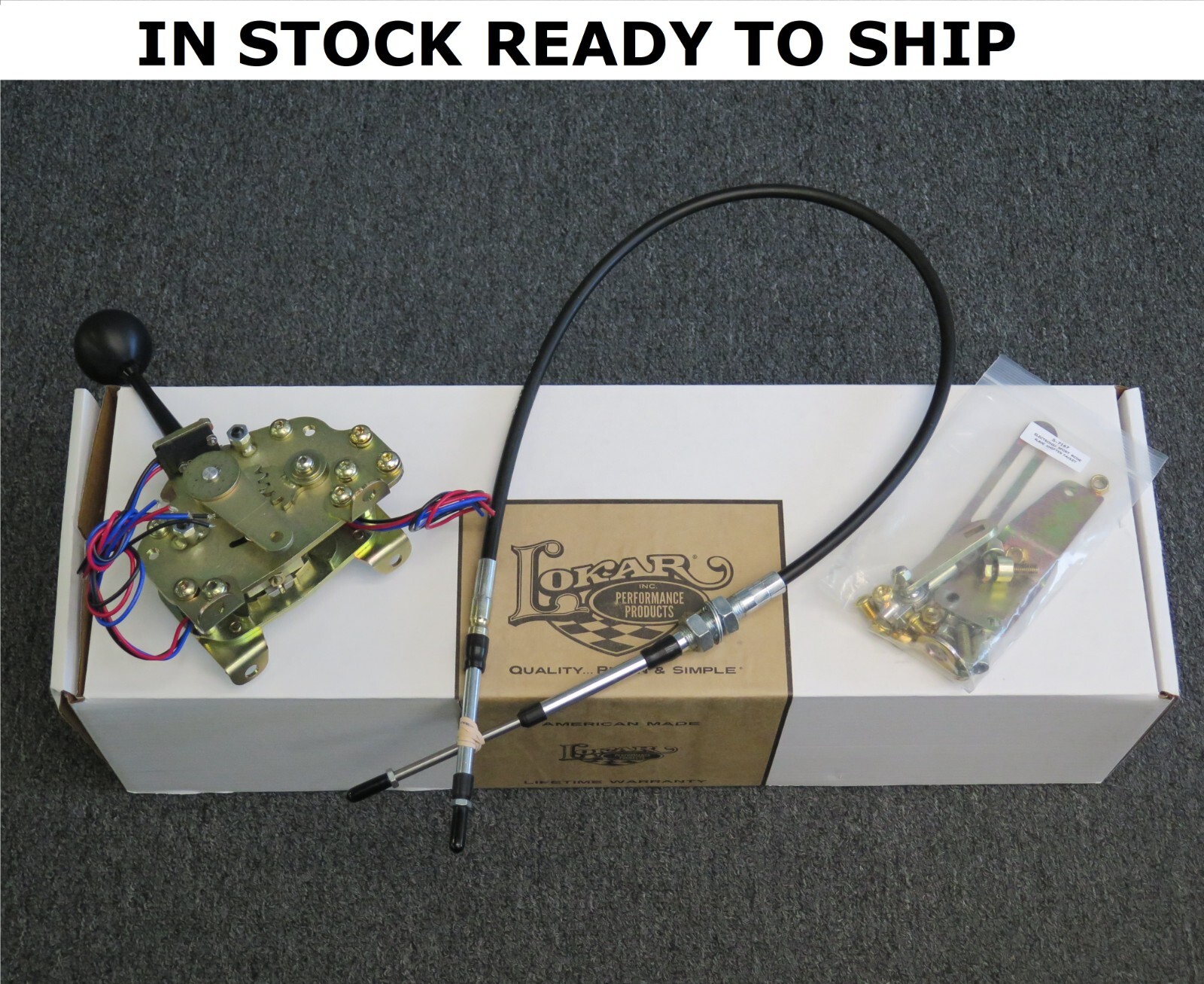 LOKAR ELECTRONIC SPORT MODE FOR 4L80E  6” STRAIGHT SHORT THROW SHIFT LEVER