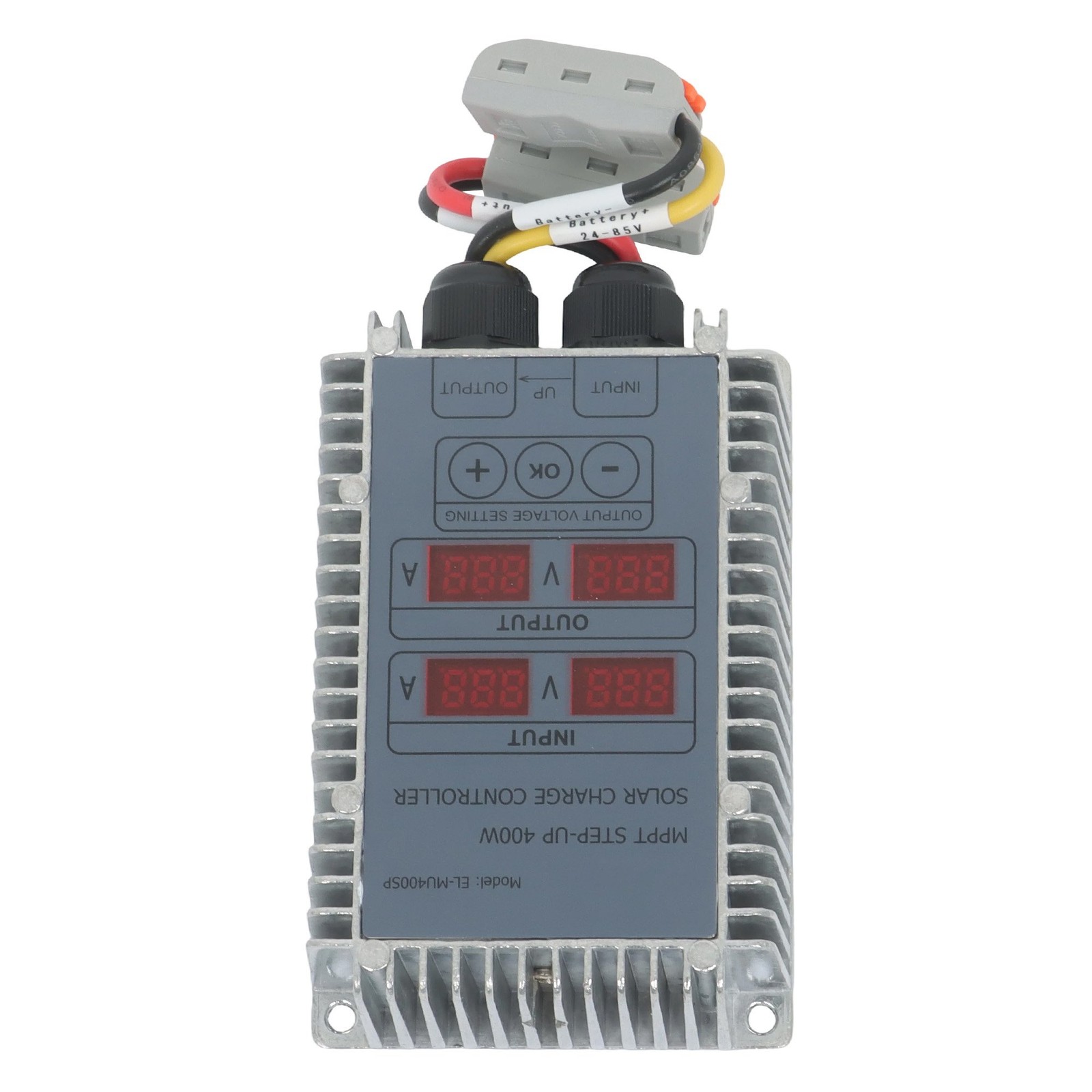 High Power MPPT Solar Controller 400W 24-85V Boost Backlight Display Waterproof
