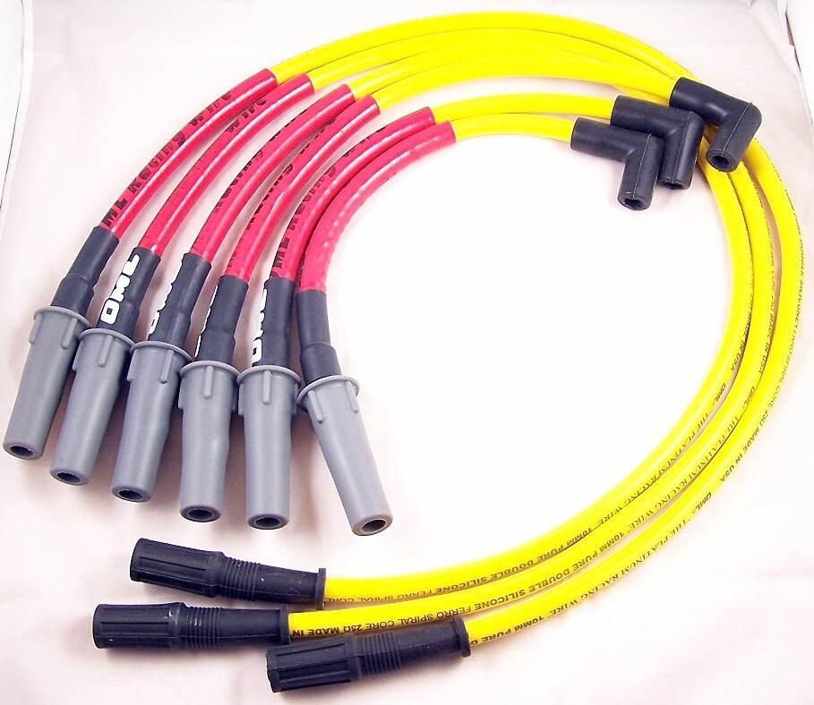 Wrangler 3.8L 07-11 High Performance 10 mm Yellow Spark Plug Wire Set 58310Y