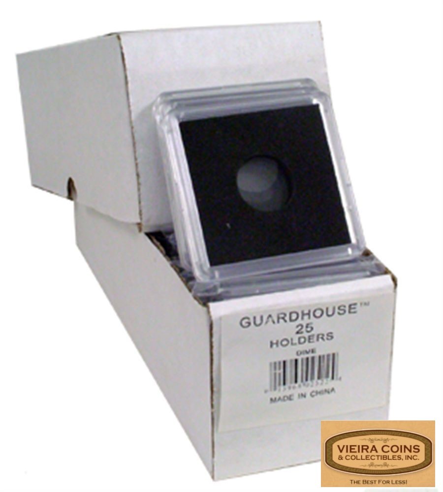 Quarter 2x2 Tetra Snaplock Coin Holders, 25 per pack - #58712