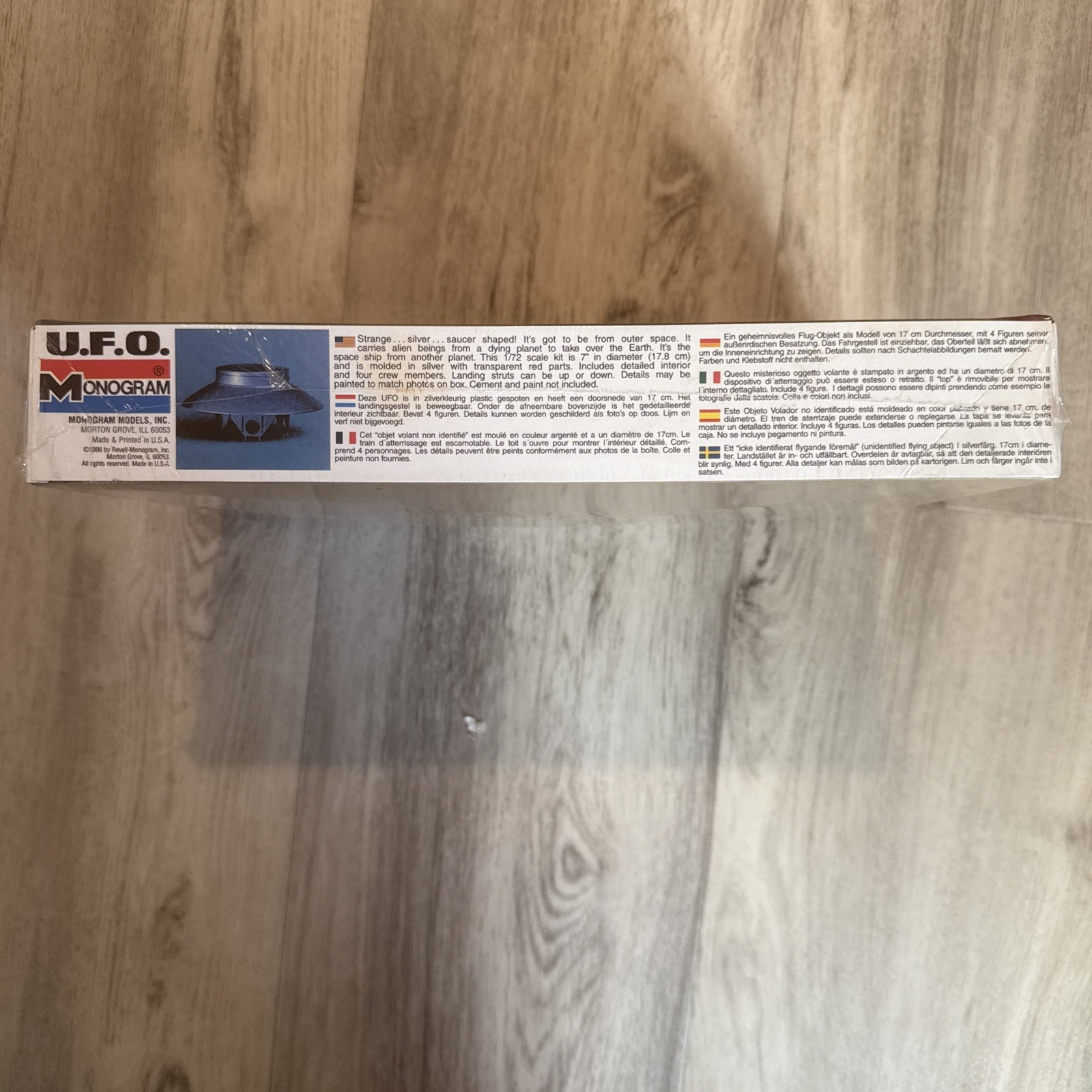 Monogram The U.F.O 1/72 Scale Plastic Model Kit 6012 New Sealed Vintage 1996