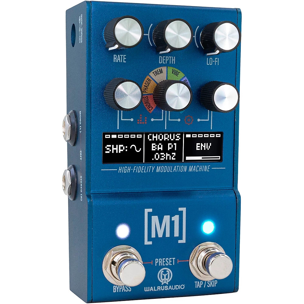 Walrus Audio Mako Series M1 HighFidelity Modulation Machine MKII Blue
