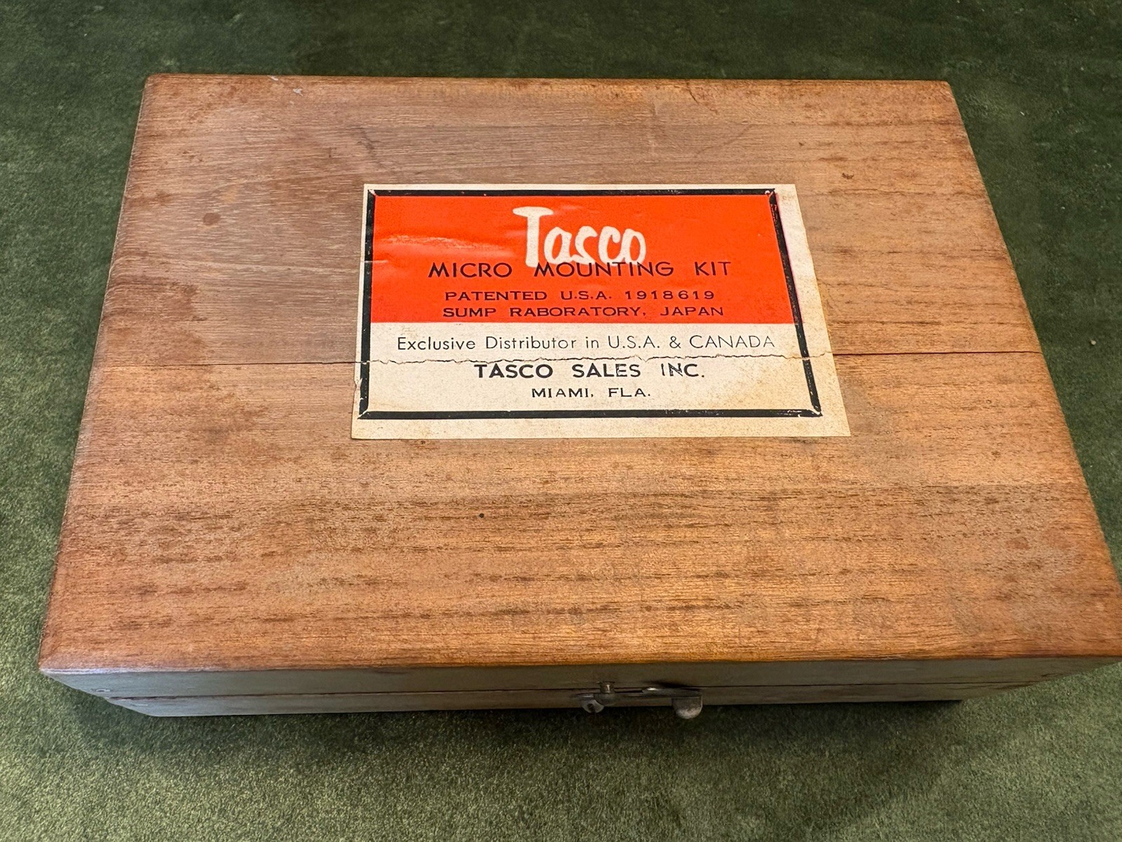 Vintage Tasco Microscope Mounting Kit