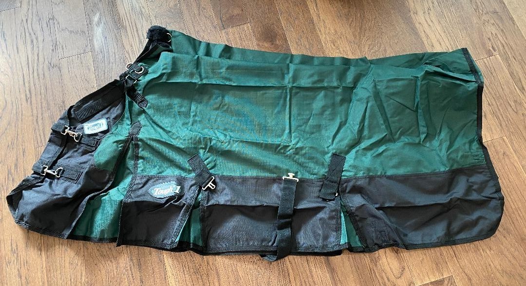 Tough 1 Turnout Sheet 1200D Waterproof - Hunter Green Sz 69"