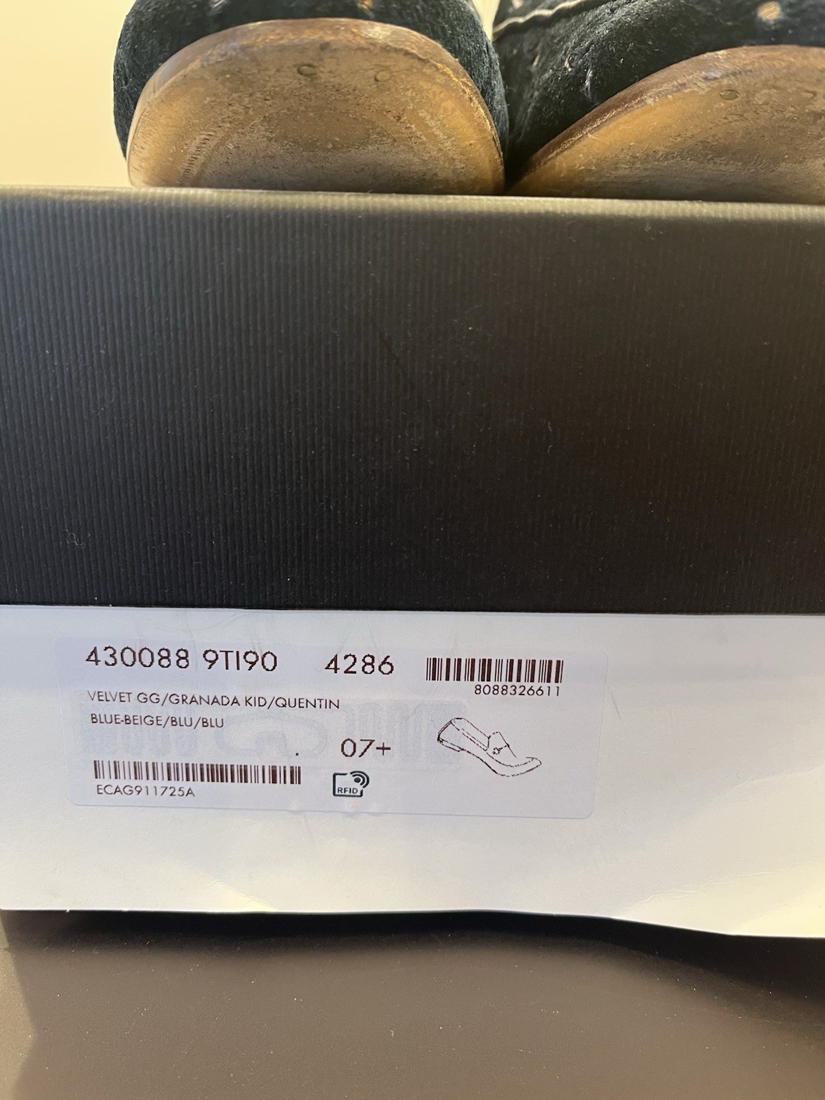 Gucci Velvet Loafers