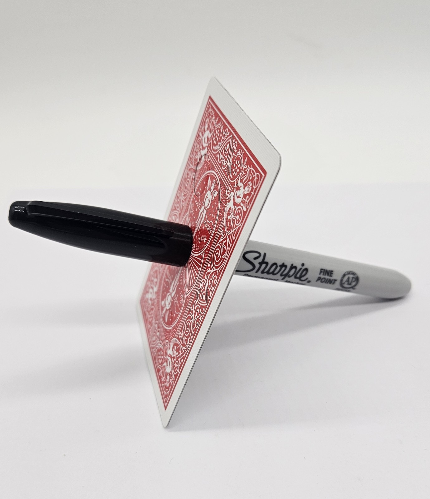 Marker Through Card Trick - Extreme Visual Magic - Easy to Perfom - Blue Edition