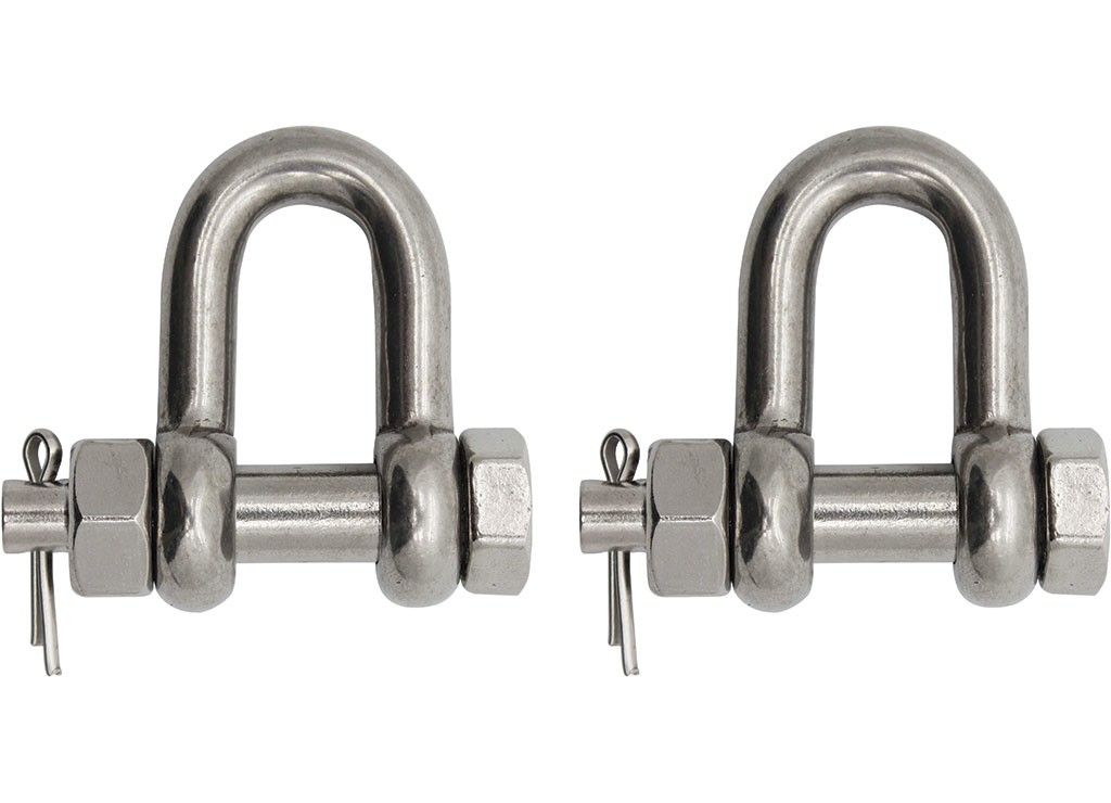 Extreme Max 3006.8363 BoatTector Stainless Steel Bolt-Type Chain Shackle - 1"