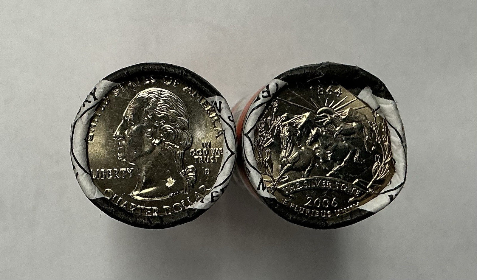 2006 P&D Nevada State Quarters Roll ~ Sealed Rolled