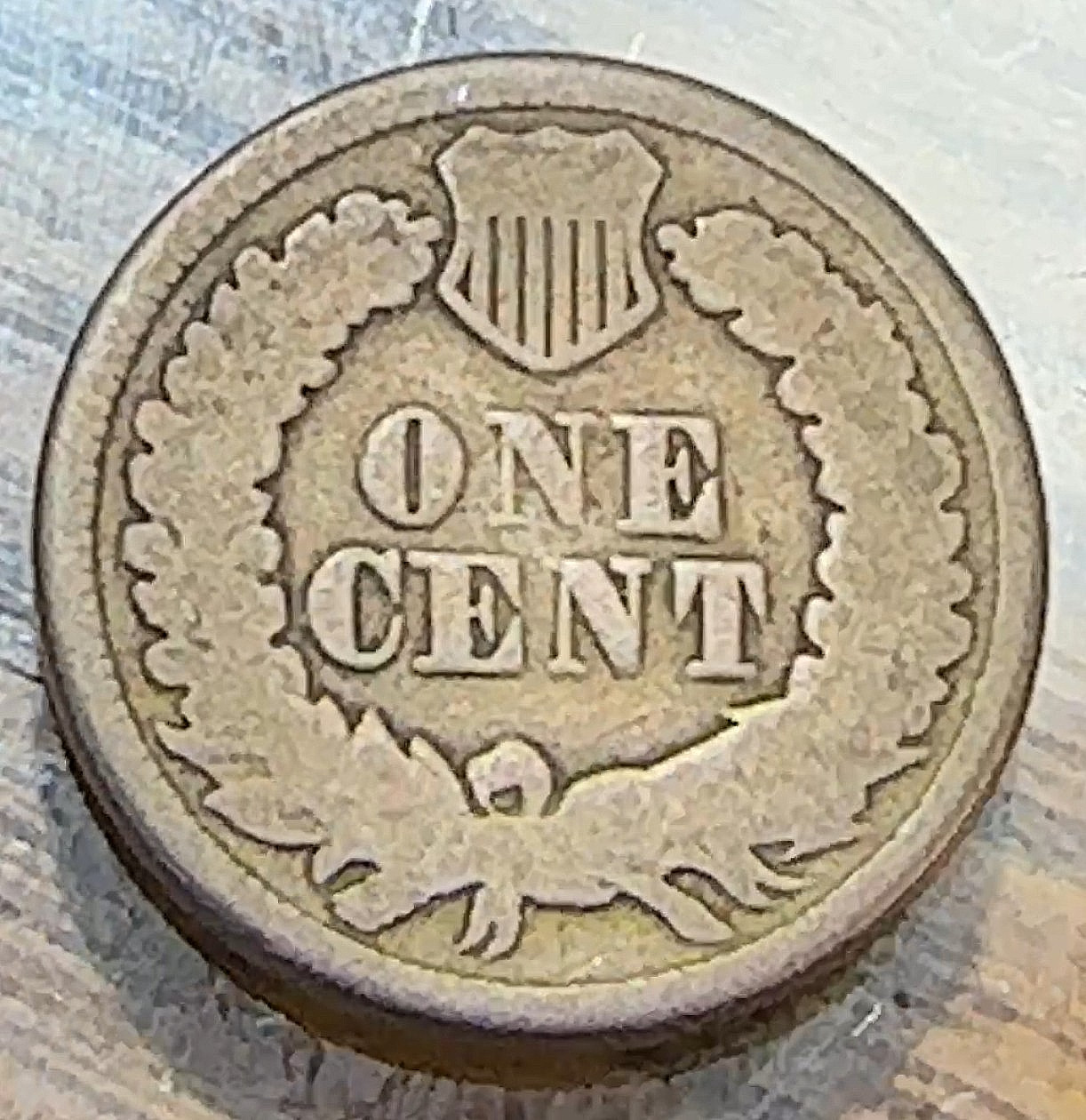 1863 Copper Nickel Indian Cent Nice Original Good CHRC