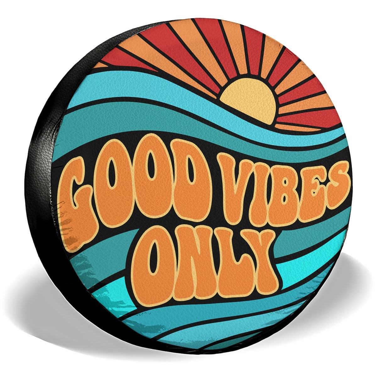 "PVC Leather Spare Tire Cover 25"27" for RVs, Jeeps, Campers  Waterproof,