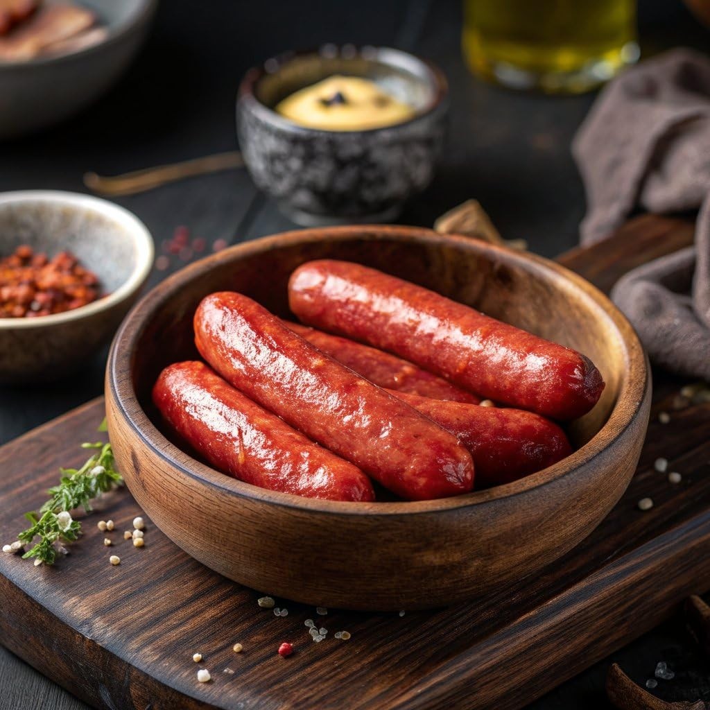 Big Mama Pickled Sausages 6 Pack 2.4 Oz Low Carb Snacks