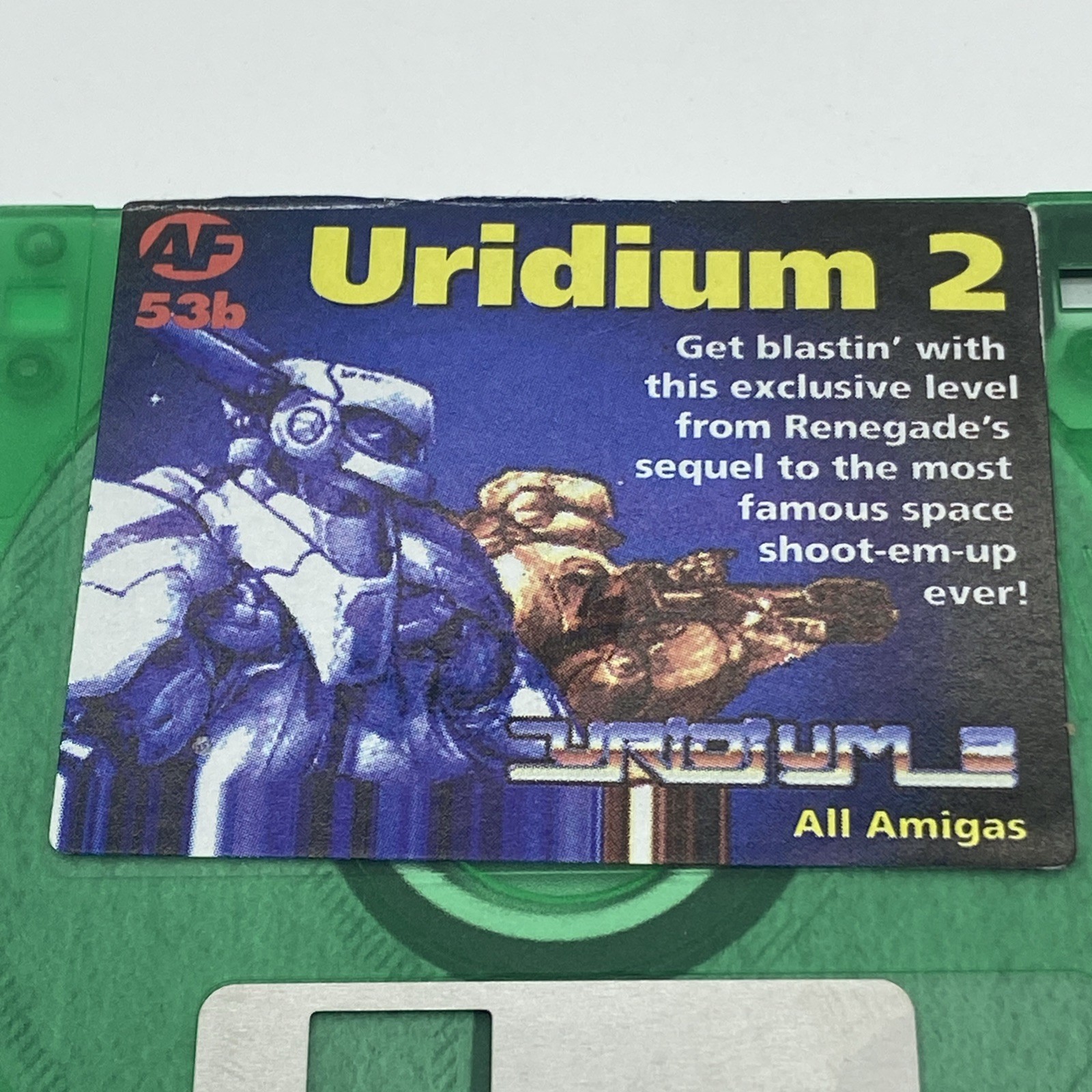 1992 Uridium 2 53b Exclusive Level Floppy Disk VTG PC Game untested