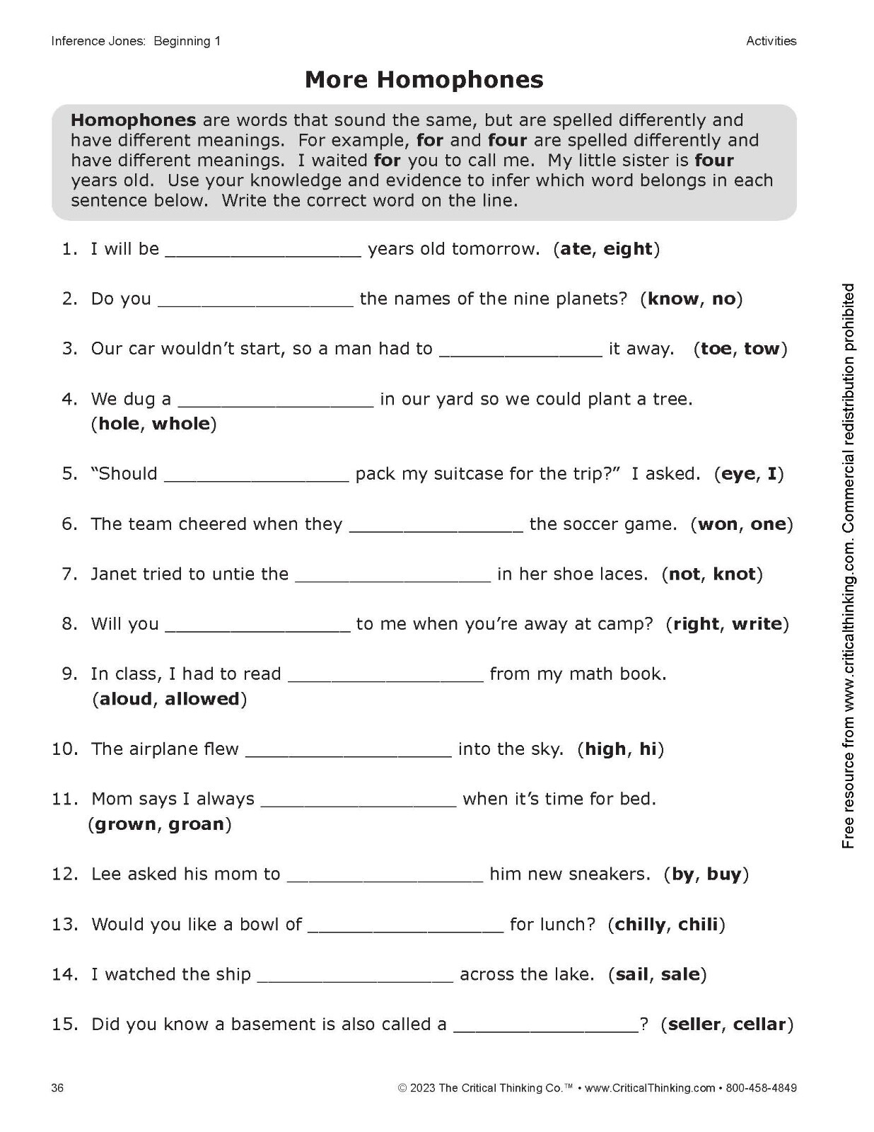 Inference Jones Beginning 1 Reading Comprehension Workbook Grades 1st 2nd