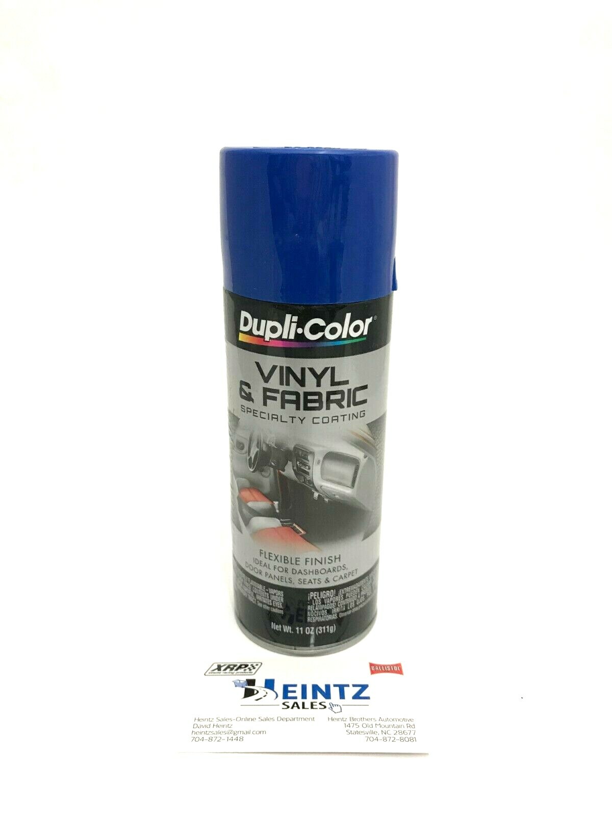 DupliColor HVP102 Blue High Performance Vinyl and Fabric Spray - 11 oz.