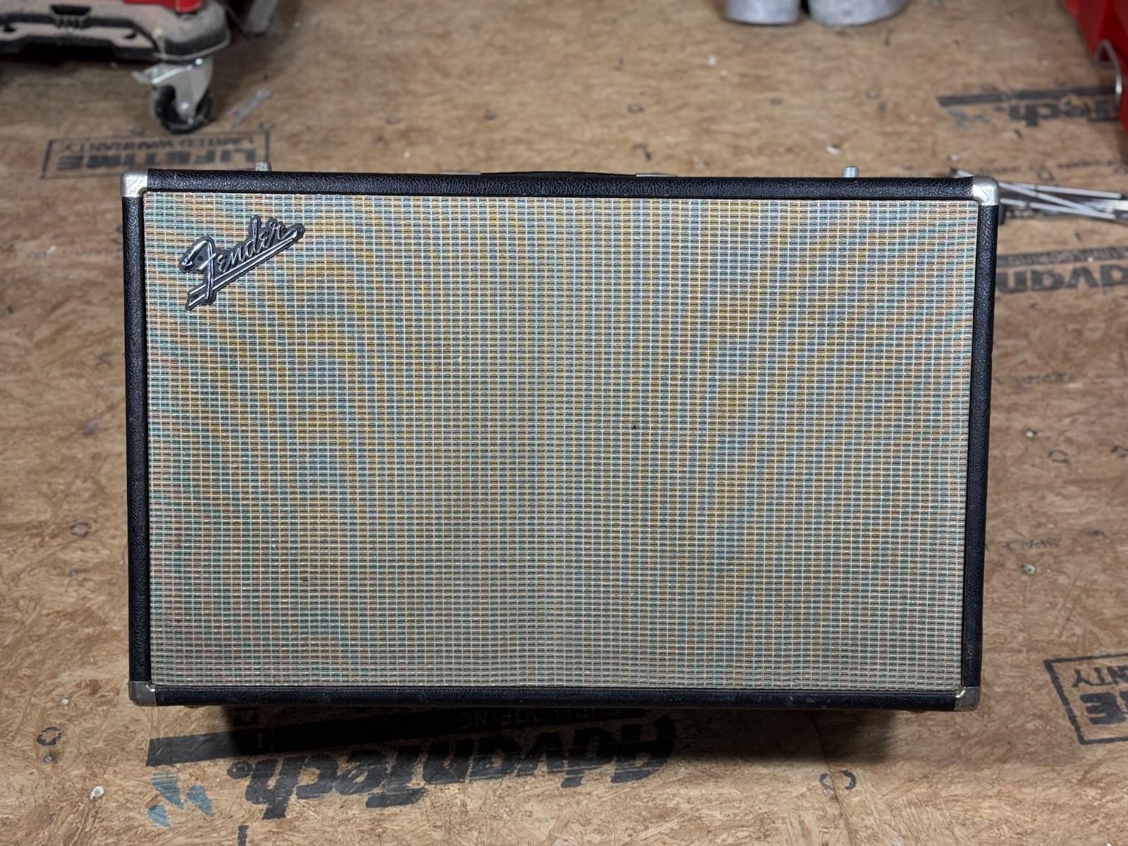 Fender Bandmaster 2x12 1966 Guitar Amp Speaker Cabinet Vintage  Jensen Original