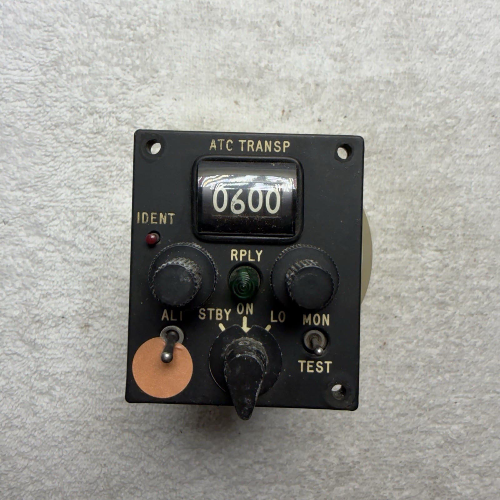 Gables Engineering VC297 Transponder Control Head Tested W/ FAA 8130-3