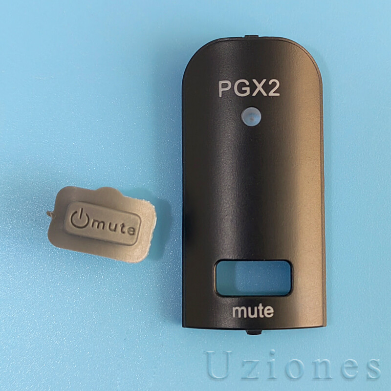 2X For Shure PGX2 Microphone Wireless Control Switch Bezel Cover Shell & Button