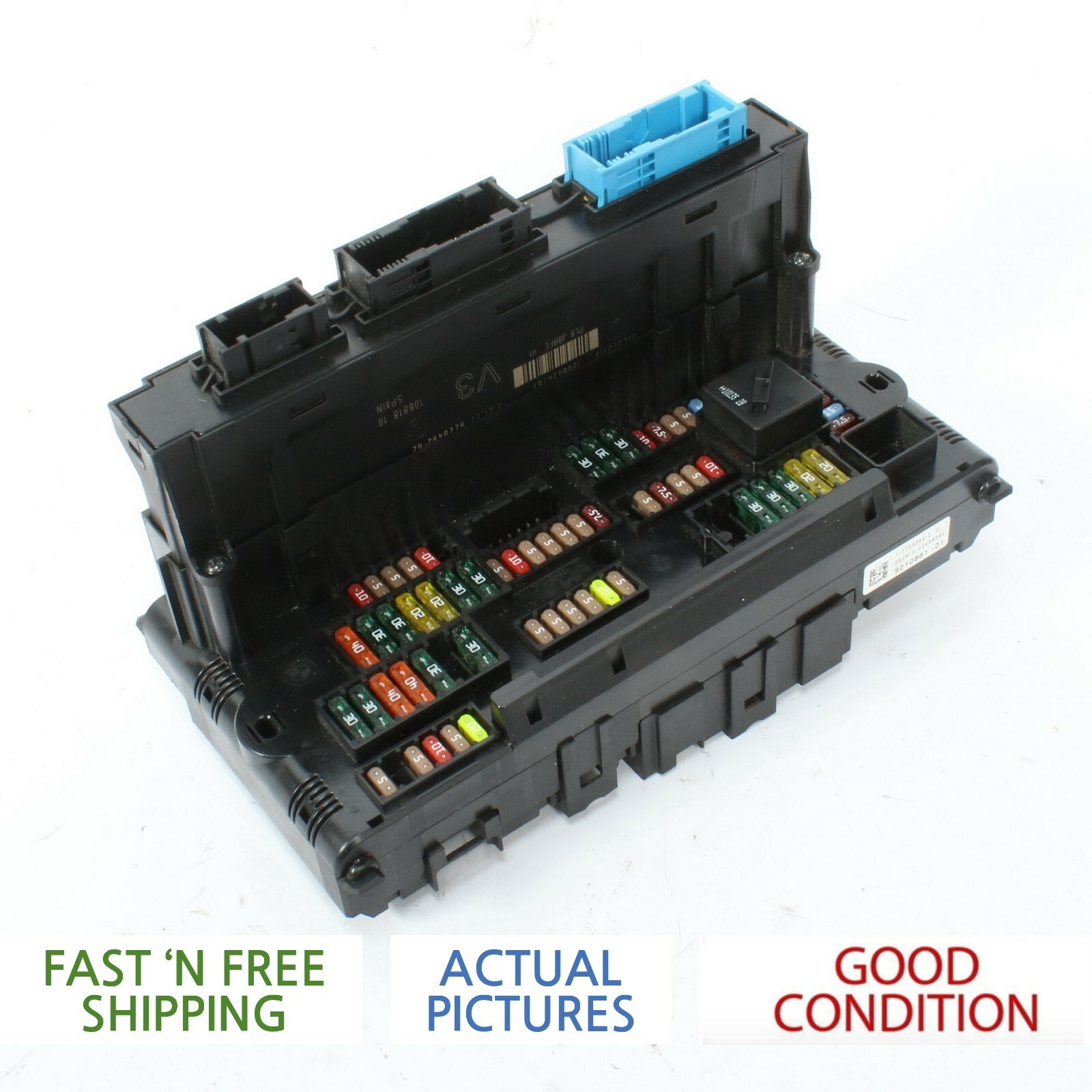 11 12 13 BMW 535I F10 FRONT FUSE RELAY DISTRIBUTION BOX ASSEMBLY OEM