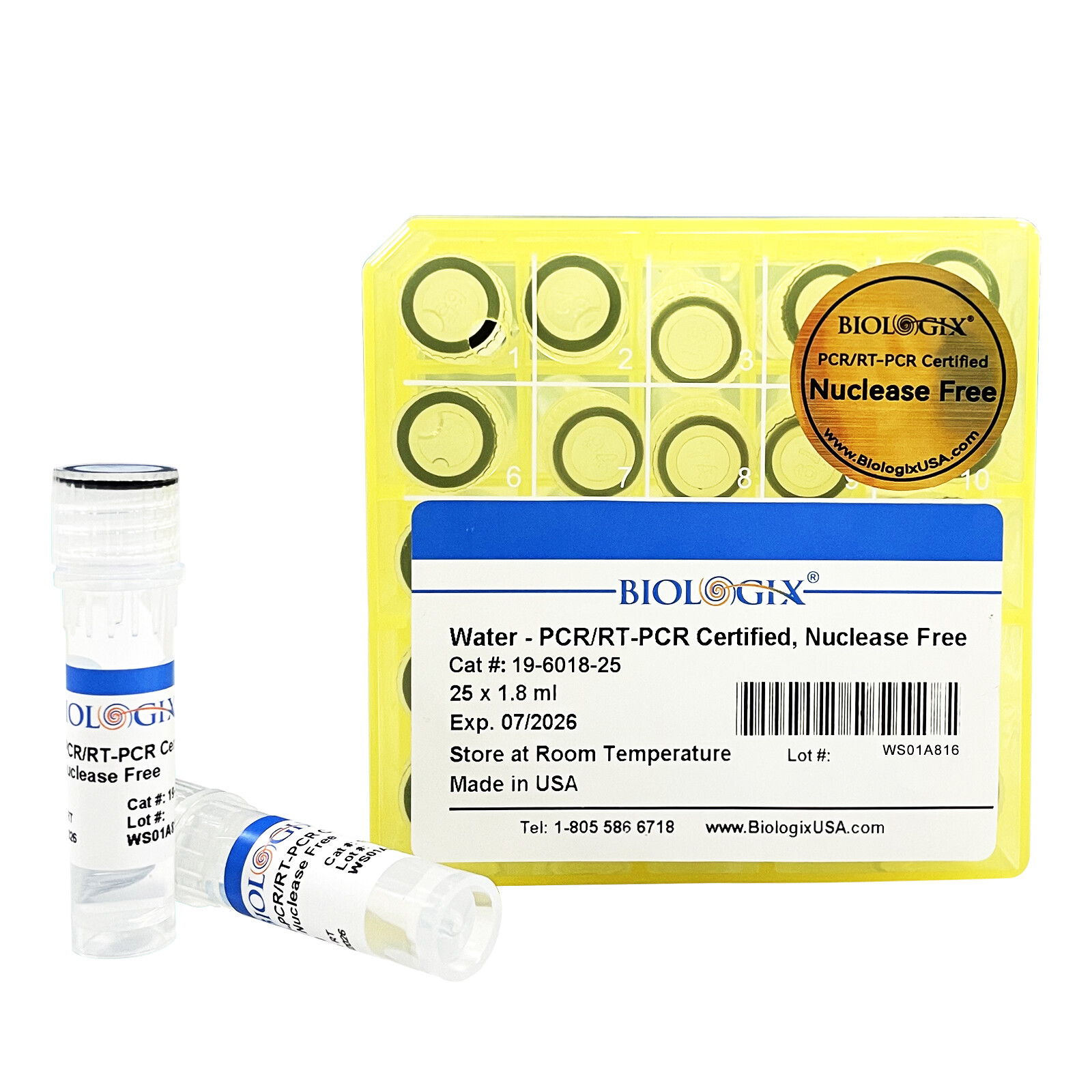 Ultra Pure, PCR/RT-PCR Water, Nuclease Free