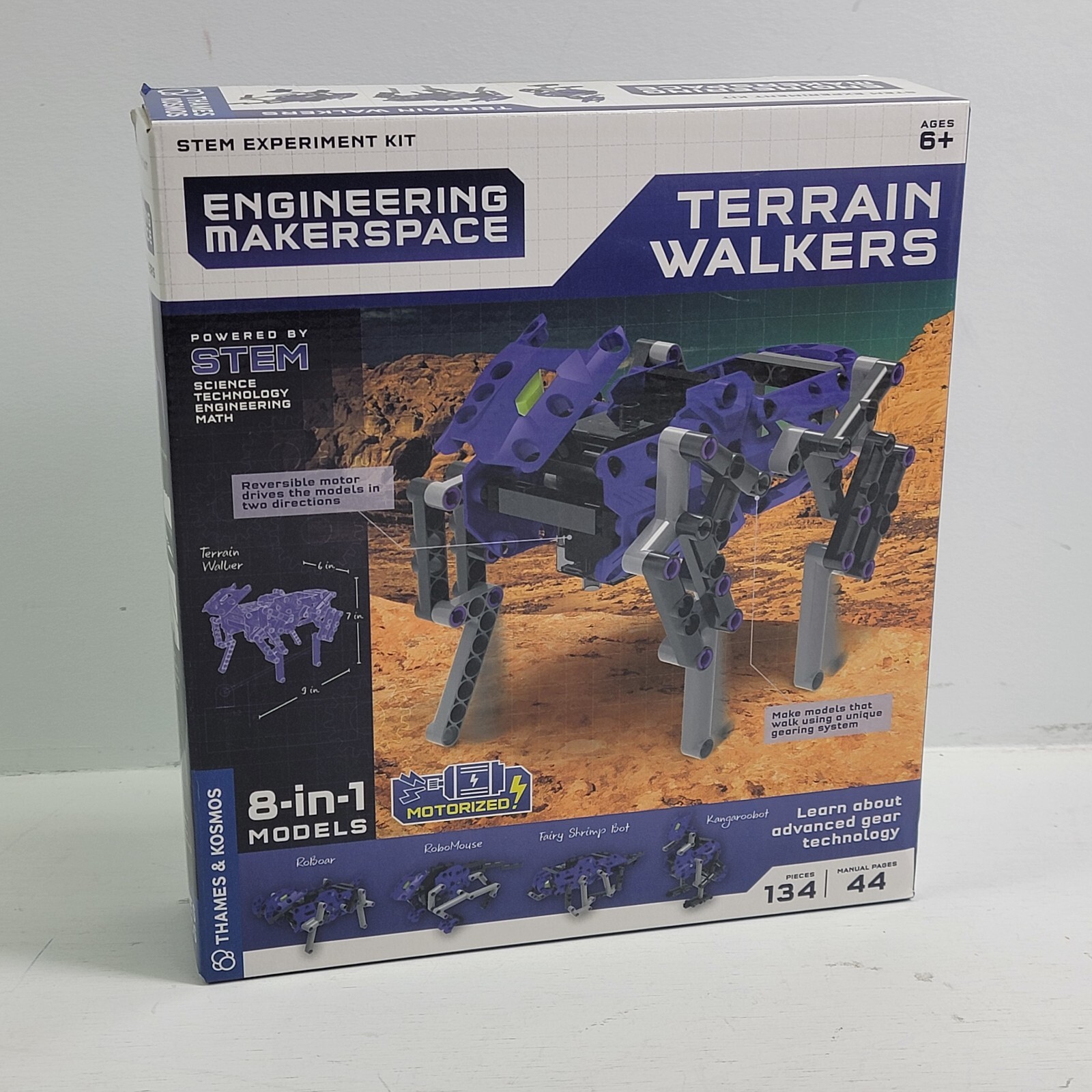 Thames & Kosmos Engineering Makerspace Terrain Walkers Science Building Kit New!
