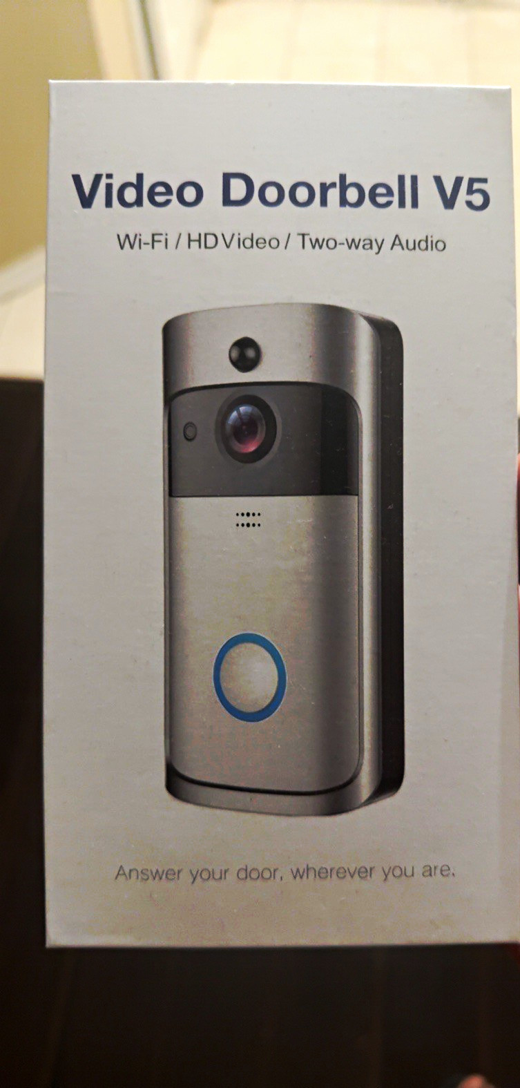 VEATOOL Doorbell V5 HD Wi-Fi Wireless Two-Way Audio Night Vision Motion Detect
