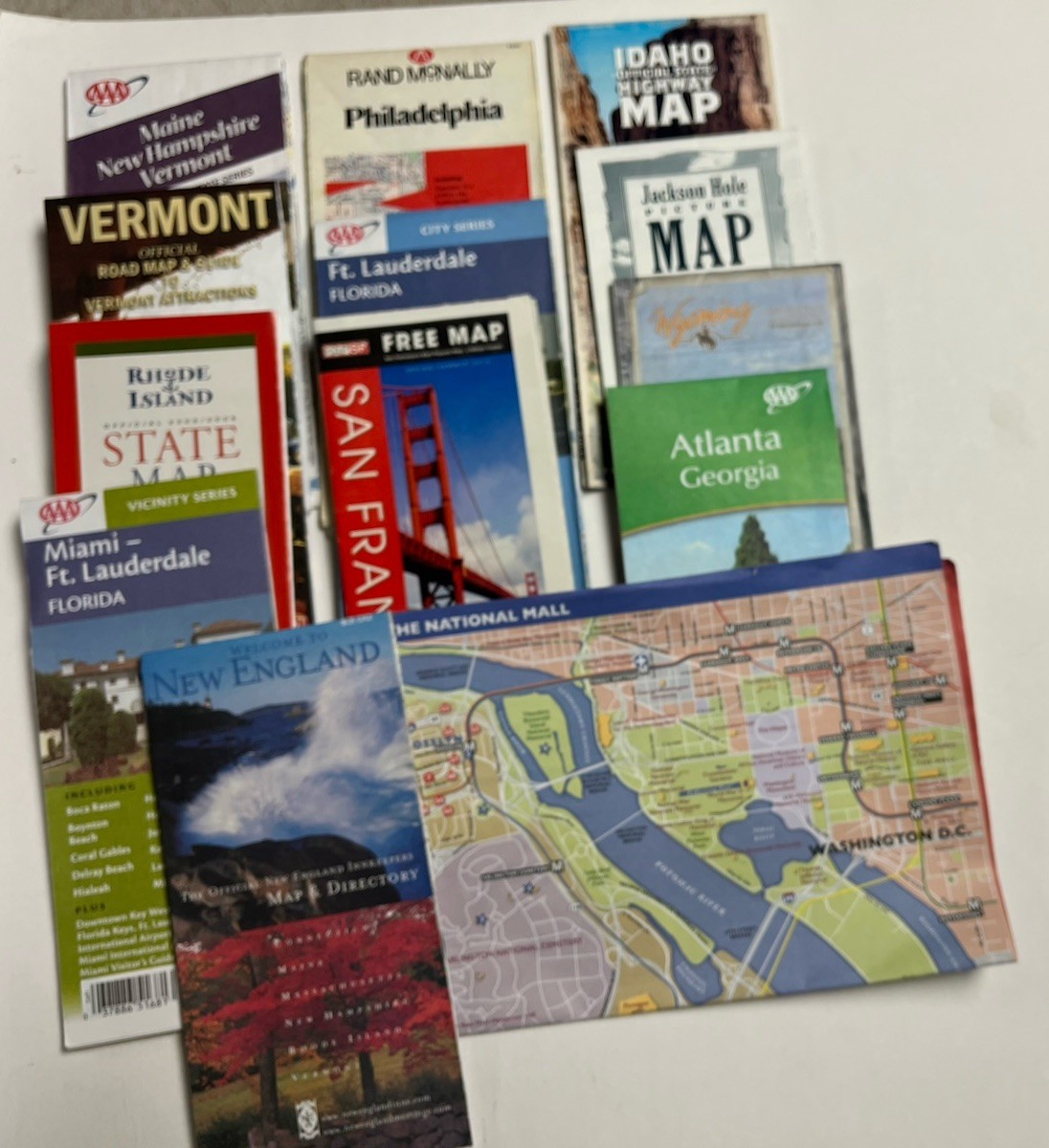 Lot of 37 US & Canada Road Maps Some AAA